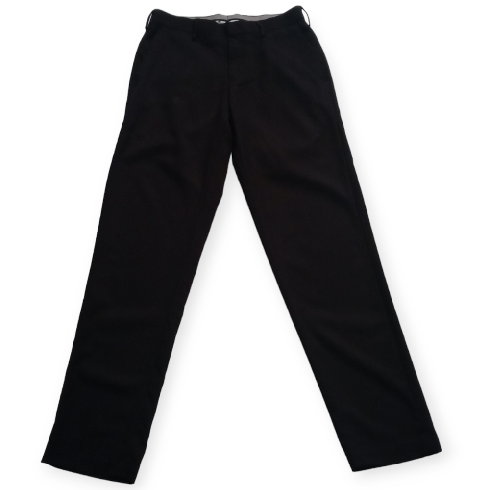 HAGGAR MEN'S PREMIUN STRETCH SLIM FIT DRESS PANTS. SIZE 29 / 30. COLOR BLACK. - Picture 3 of 14